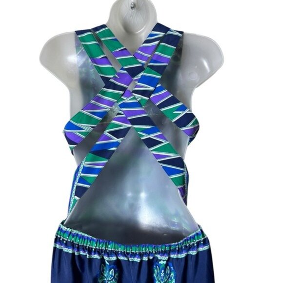 Revolve Lovers + Friends Kitty Cat Maxi Dress Medium Bohemian Beachy Whimsical - Picture 6 of 12